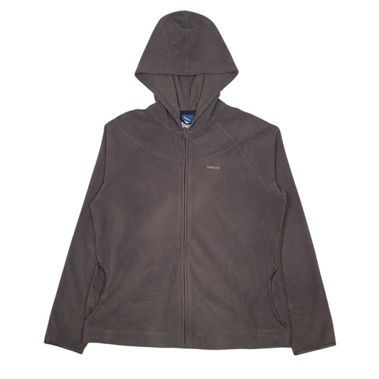 Womens Grey Reebok  Full Zip Jumper
