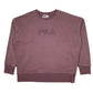 Womens Purple Fila  Crewneck Jumper