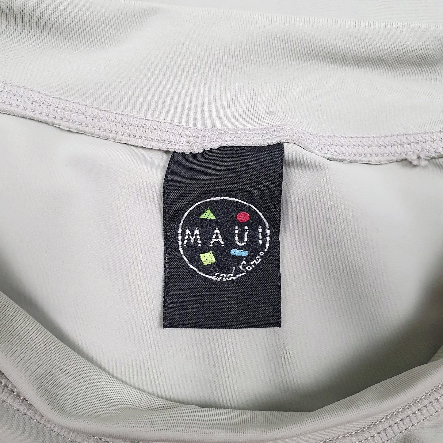 Mens Grey Maui and Sons Surfing Rash Vest  T Shirt