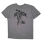 Mens Grey Reebok NYC New York Statue of Liberty Weights Short Sleeve T Shirt