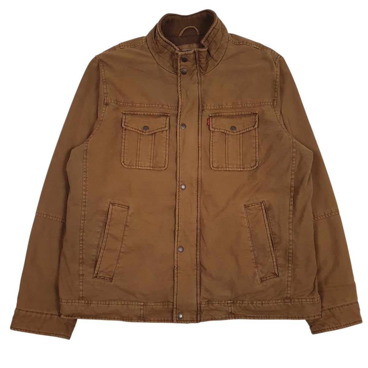 Mens Brown Levis   Coat