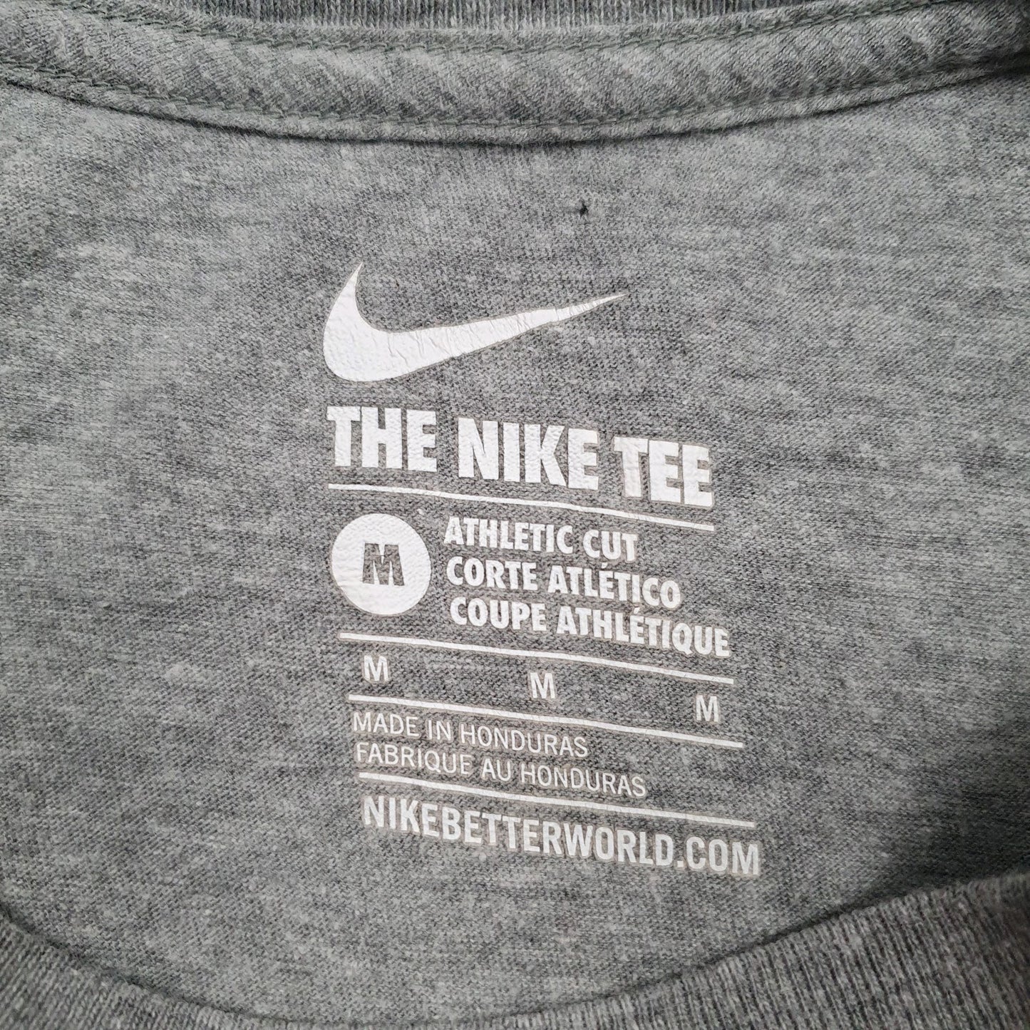 Mens Grey Nike  V Neck T Shirt