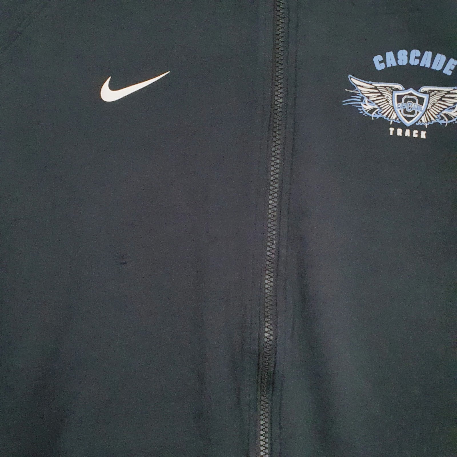 Mens Black Nike Dri-Fit Active Wear Full Zip Jumper
