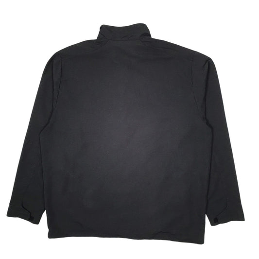 Mens Black Nike Pullover Quarter Zip  Coat