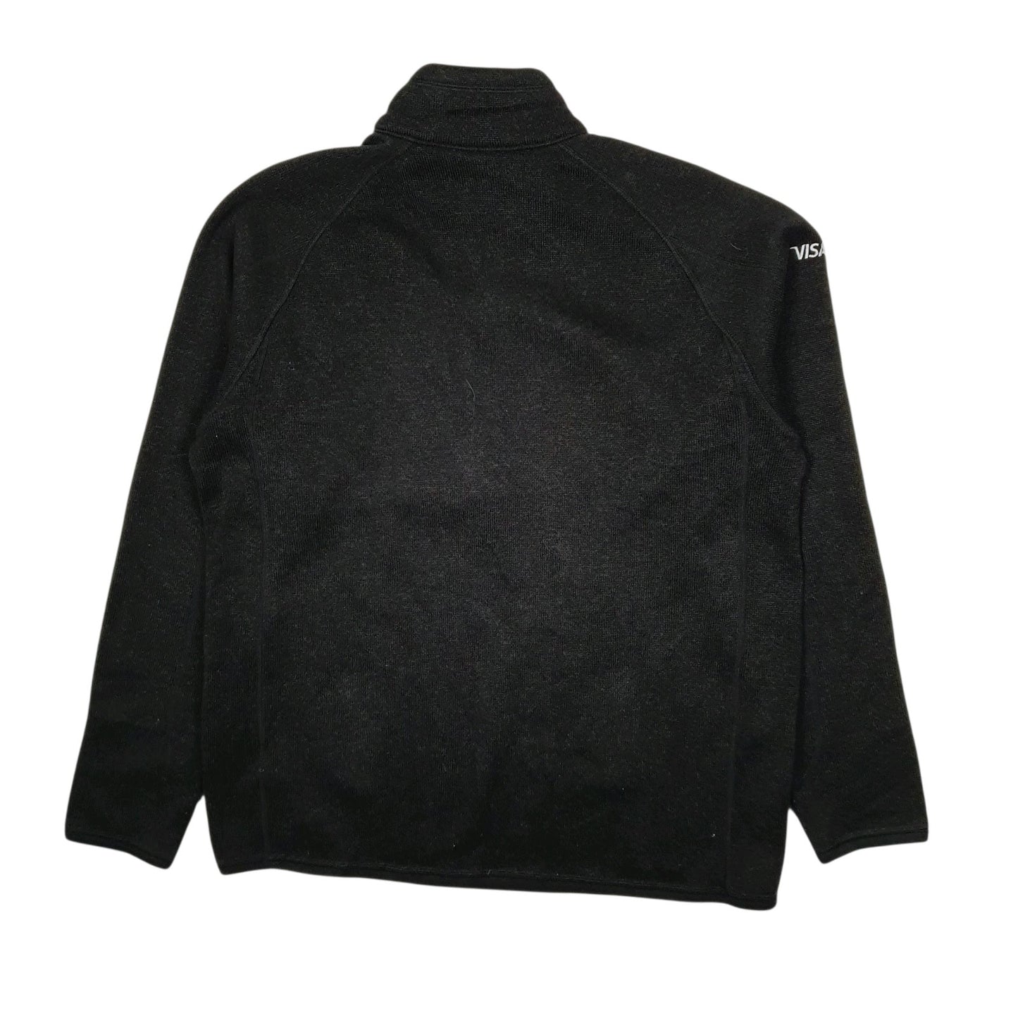 Mens Black Patagonia Better Sweater Quarter Zip Jumper