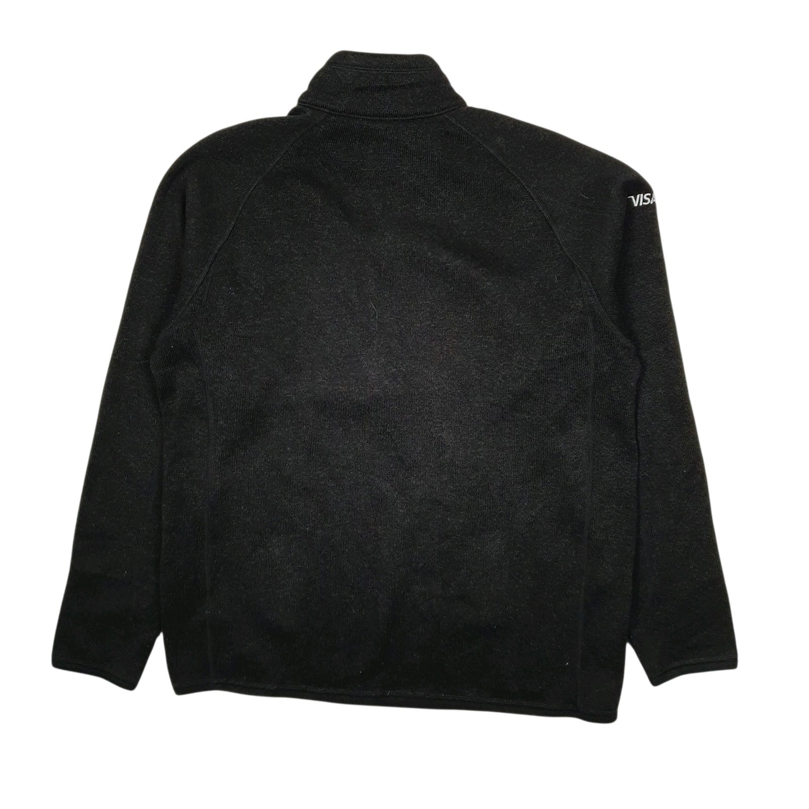 Mens Black Patagonia Better Sweater Quarter Zip Jumper