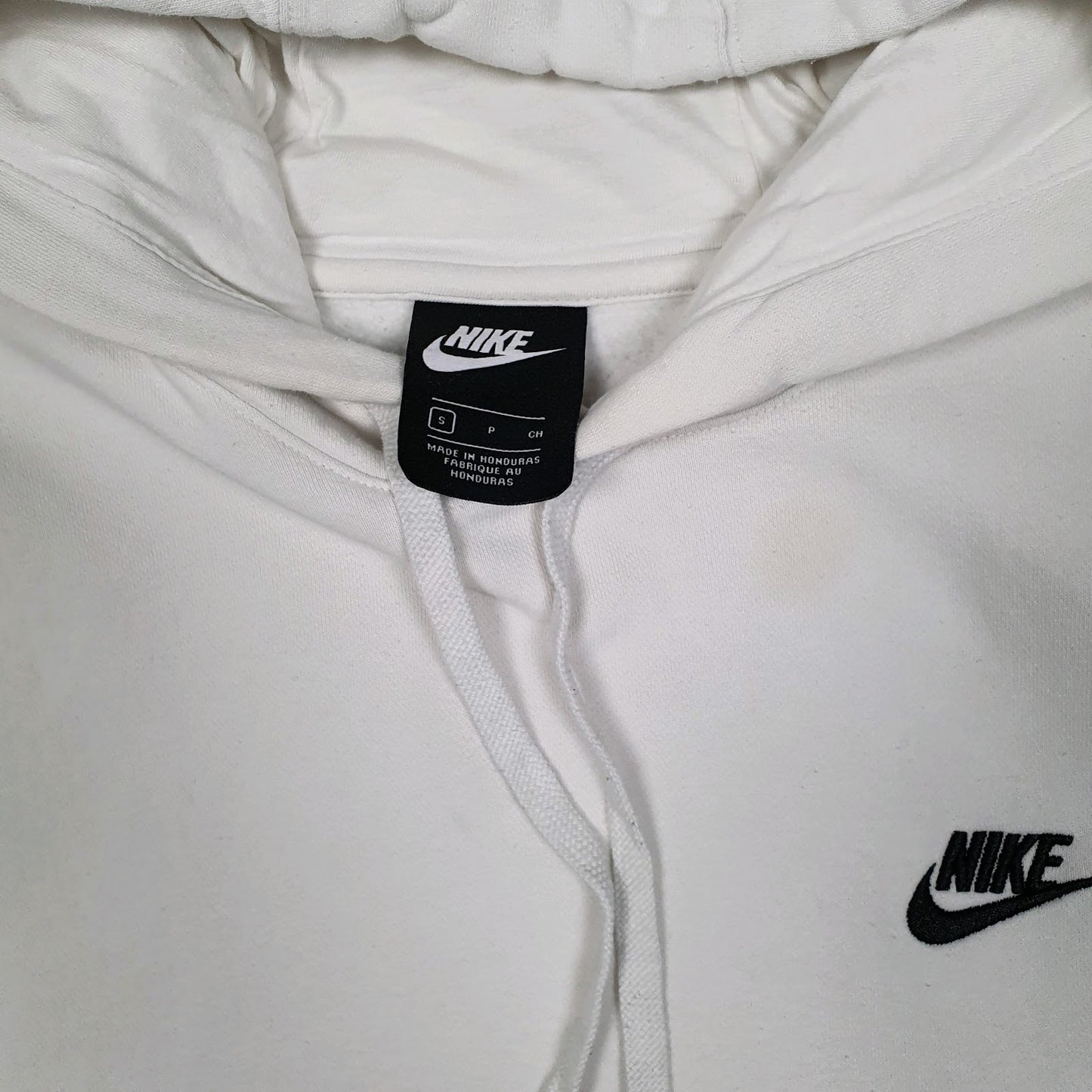 Mens White Nike  Hoodie Jumper