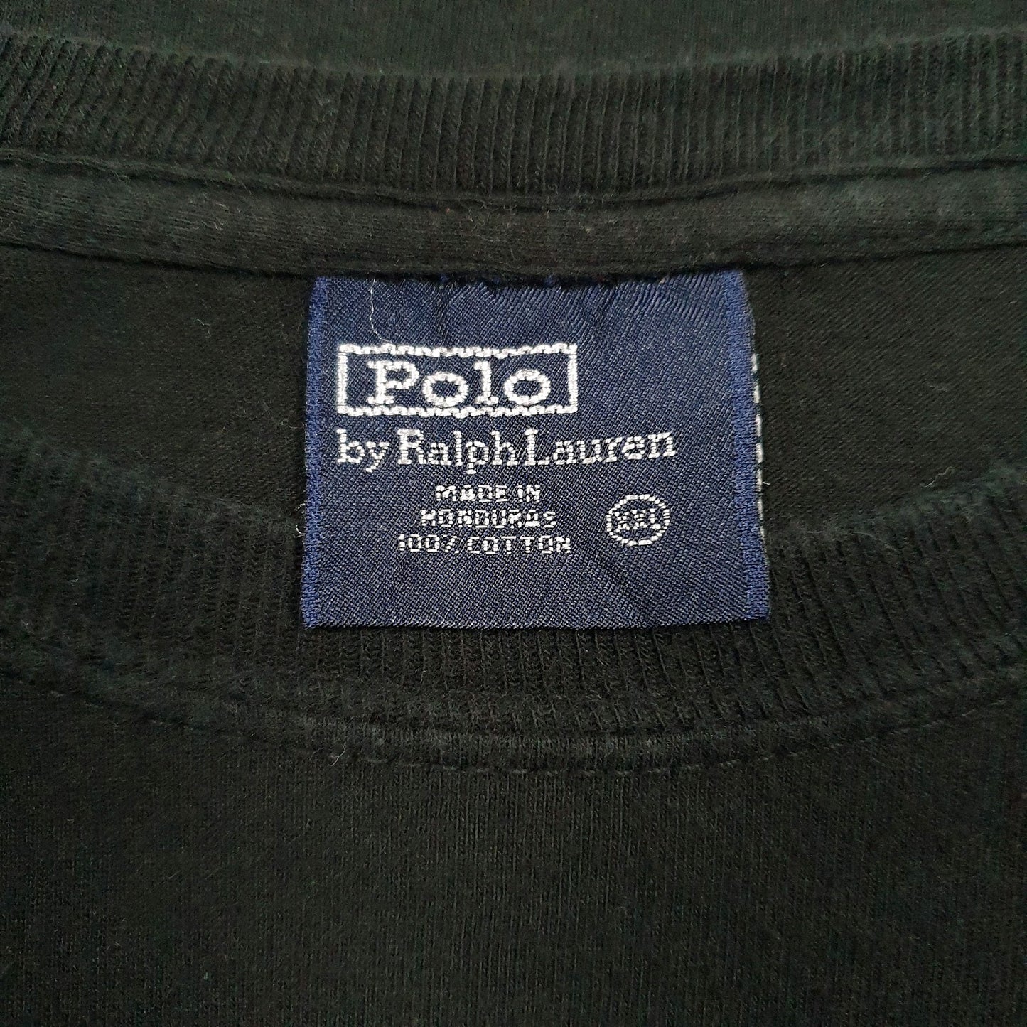 Mens Black Polo Ralph Lauren Vintage 90s  T Shirt