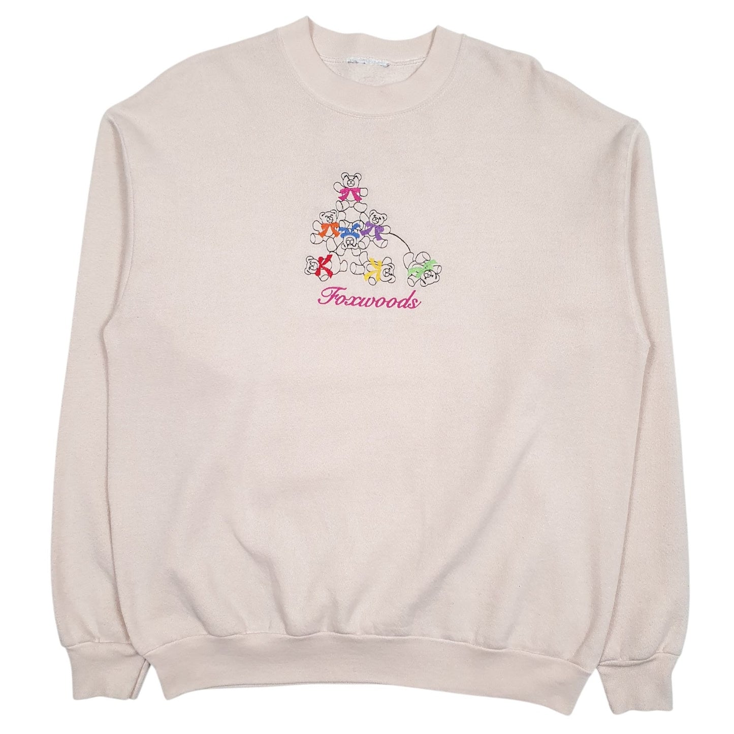 Mens Beige Unbranded Vintage Crewneck Jumper