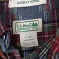 Mens Grey L.L.Bean Flannel  Shirt
