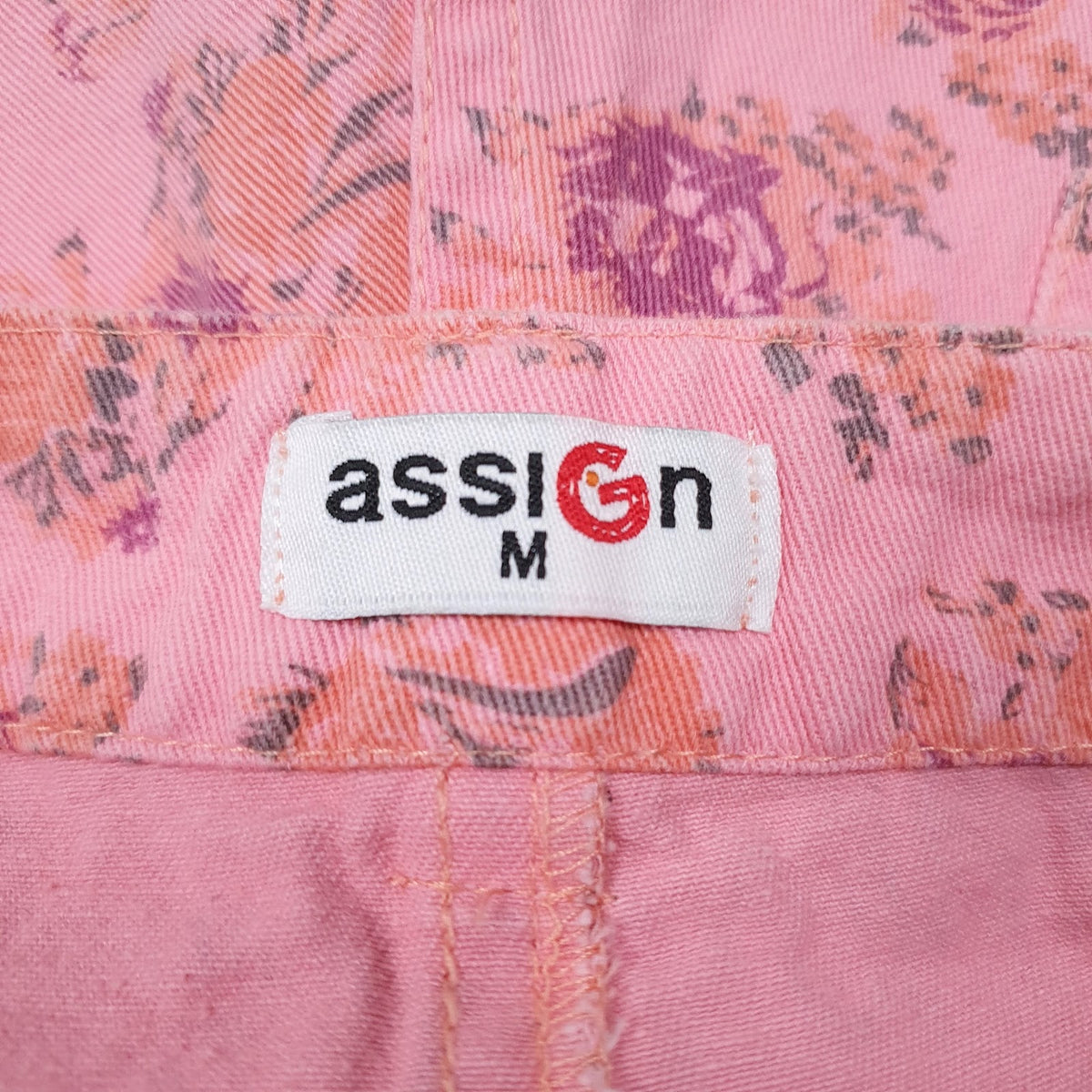Womens Pink Assign   Shorts
