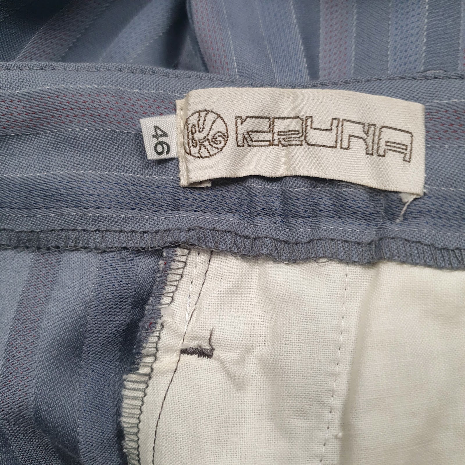 Womens Grey Kruna Vintage 70s  Trousers