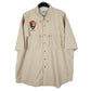 Mens Beige L.L.Bean  Short Sleeve Shirt