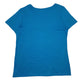 Womens Blue Nike Spellout  T Shirt