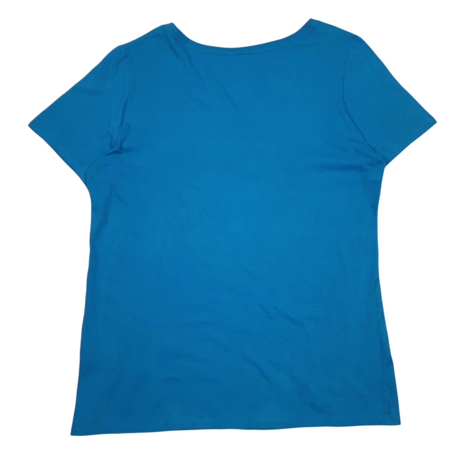 Womens Blue Nike Spellout  T Shirt