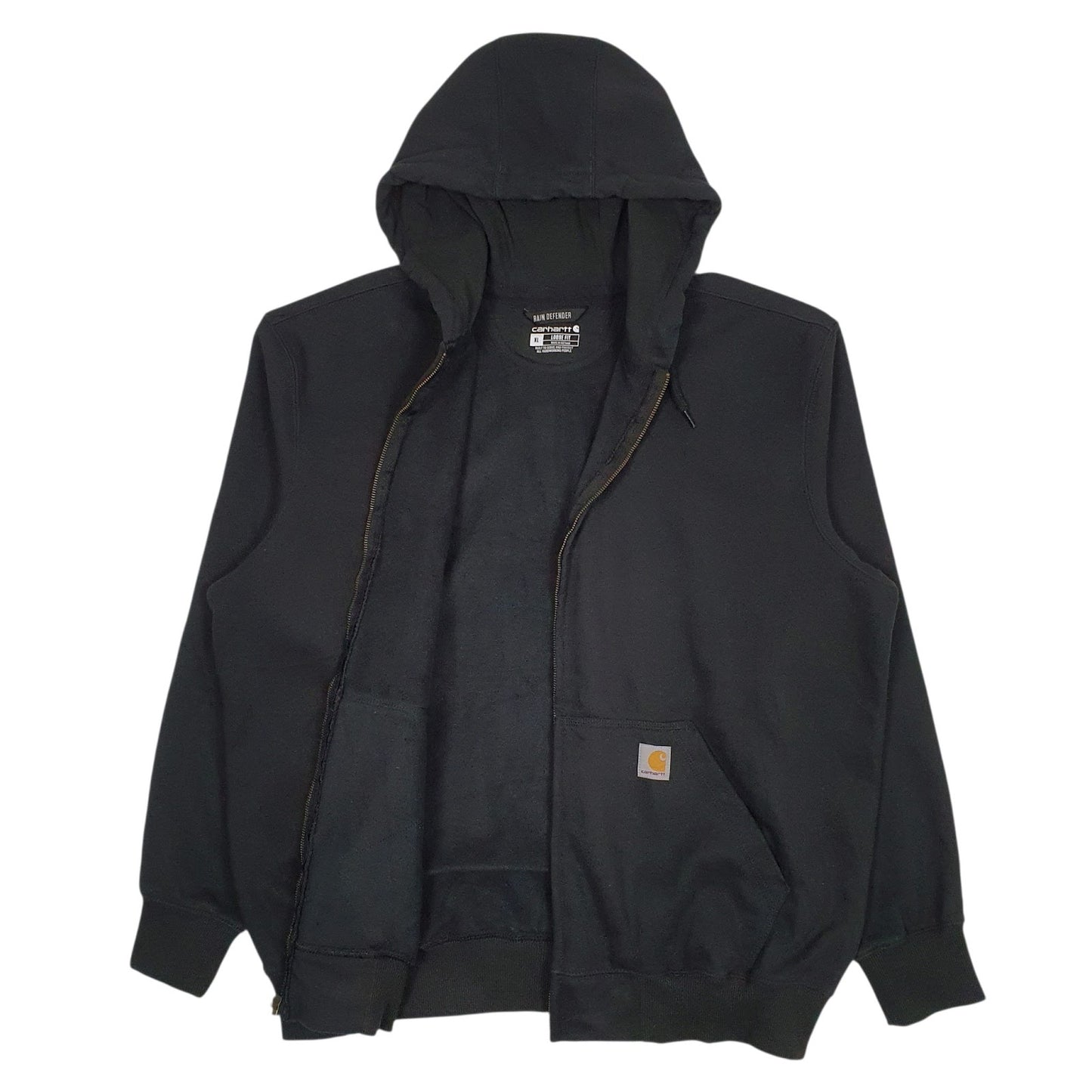 Mens Black Carhartt  Full Zip Jumper