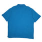 Mens Blue Nautica  Hoodie Polo Shirt