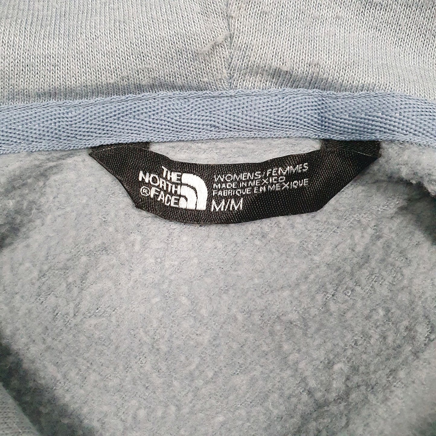 Womens Blue The North Face Spellout Hoodie Jumper