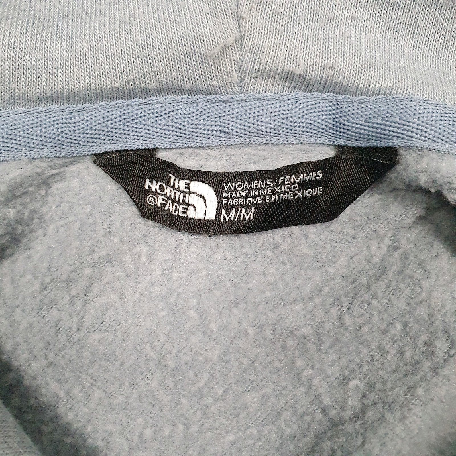 Womens Blue The North Face Spellout Hoodie Jumper