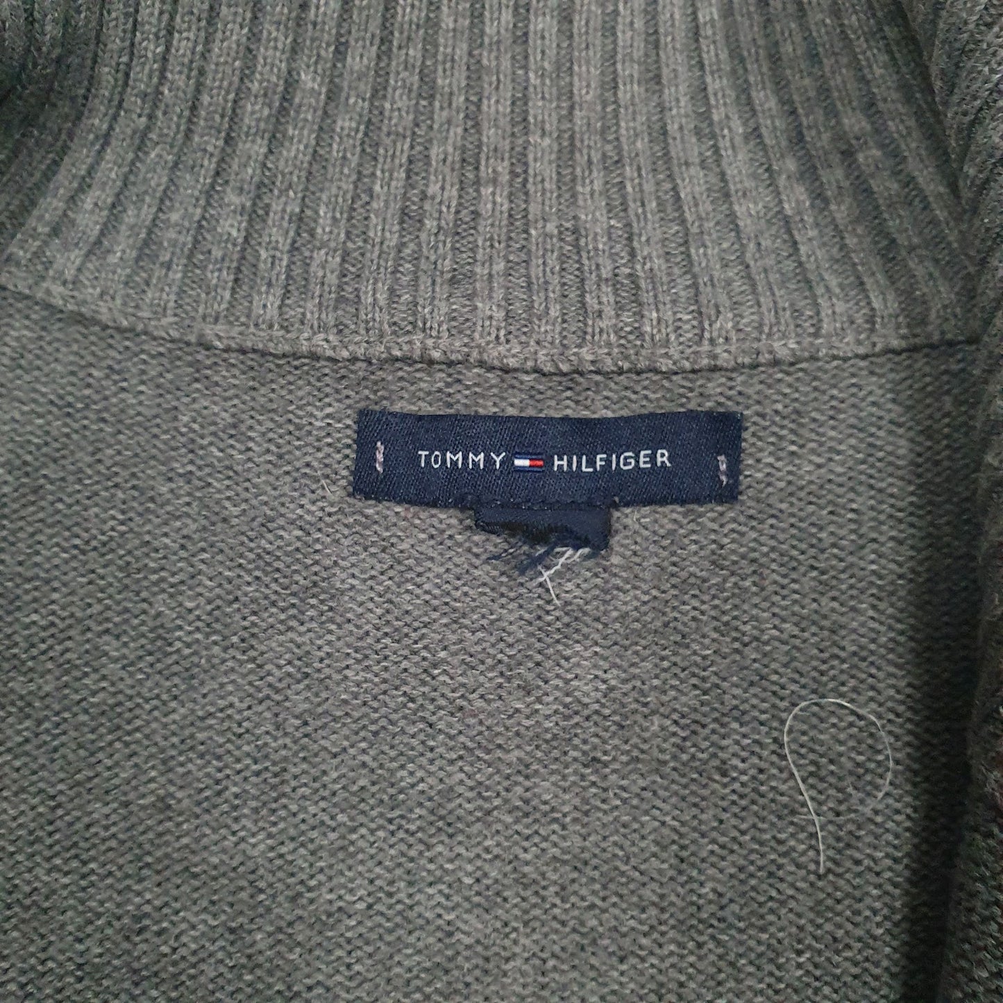 Mens Grey Tommy Hilfiger  Full Zip Jumper