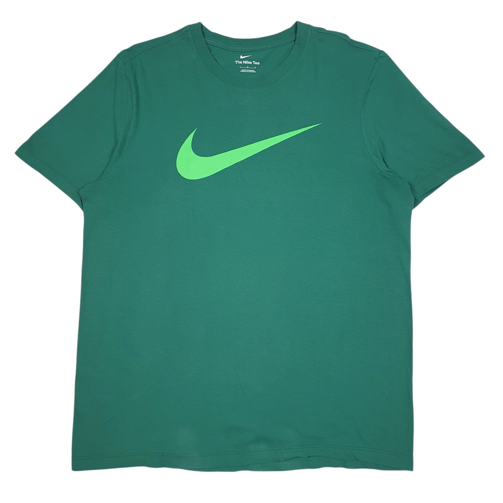Mens Green Nike  Short Sleeve T Shirt