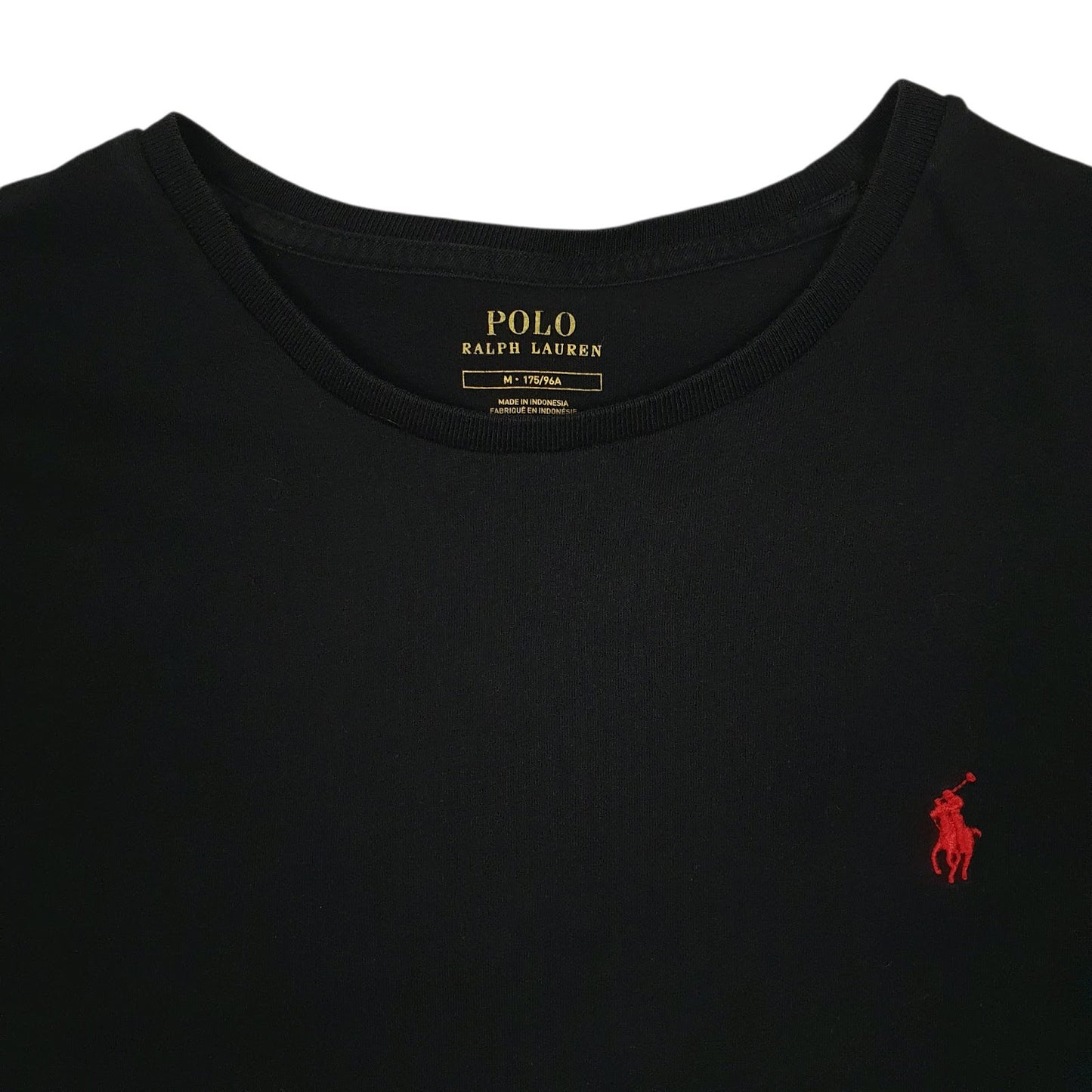 Mens Black Polo Ralph Lauren   T Shirt
