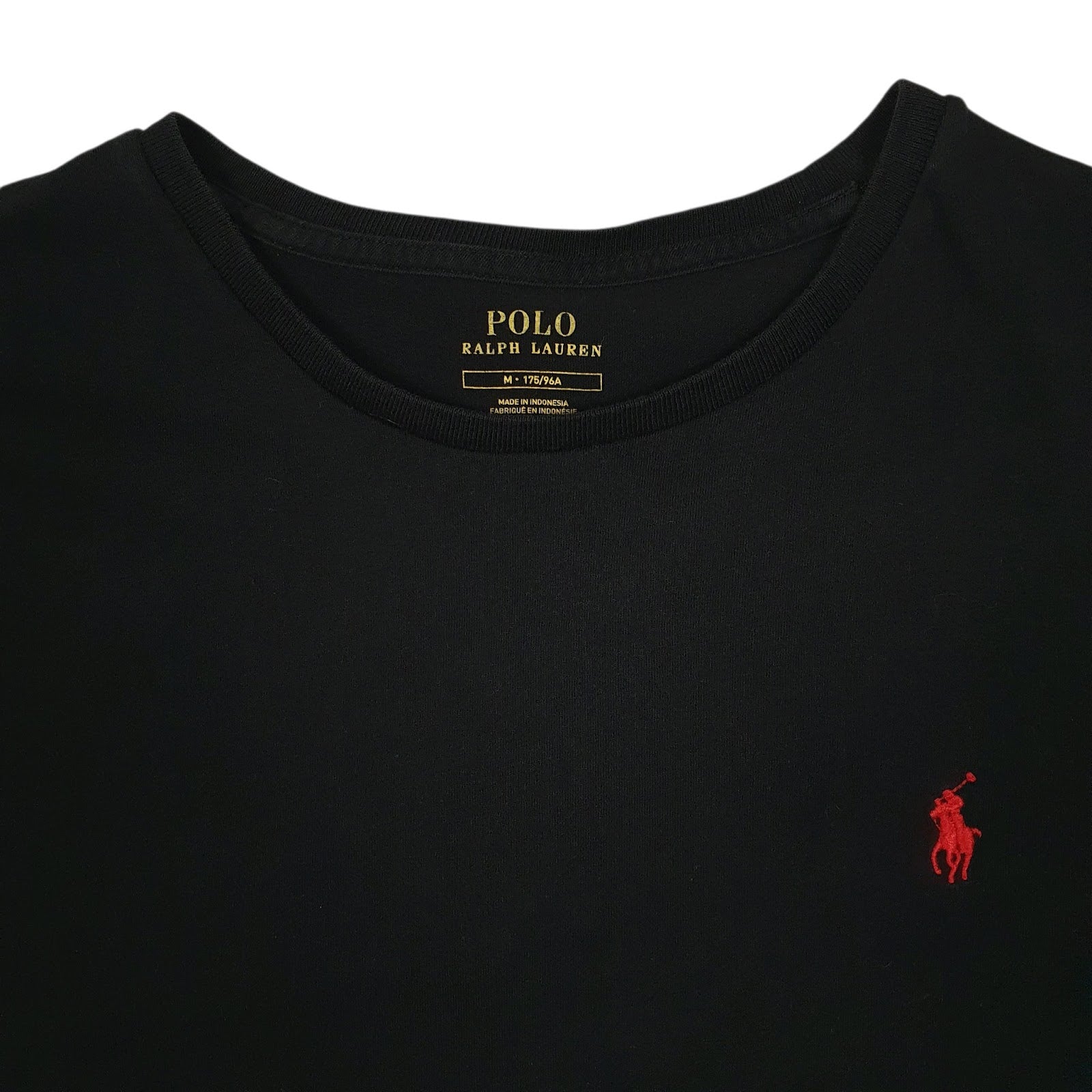 Mens Black Polo Ralph Lauren   T Shirt