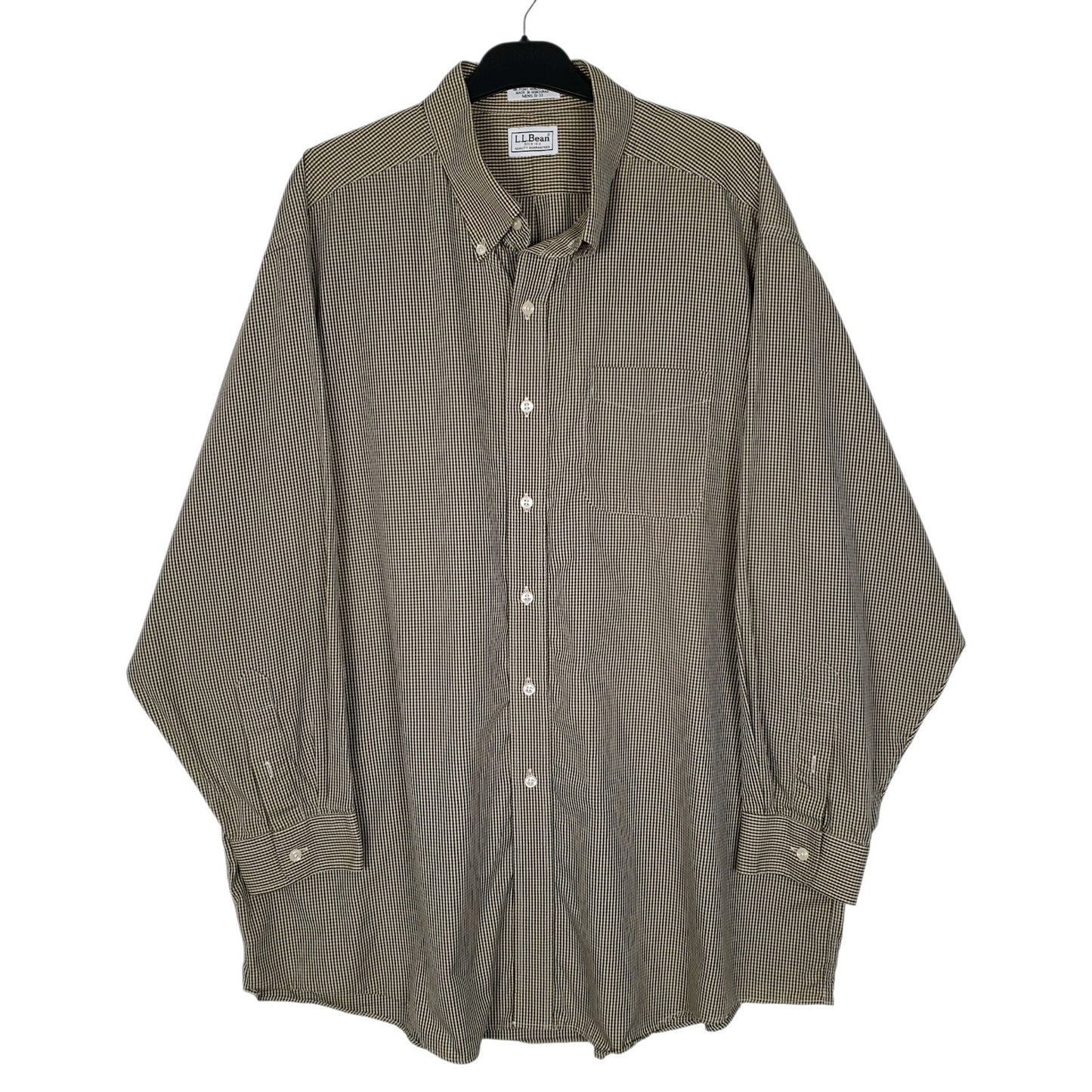 Mens Grey L.L.Bean  Long Sleeve Shirt
