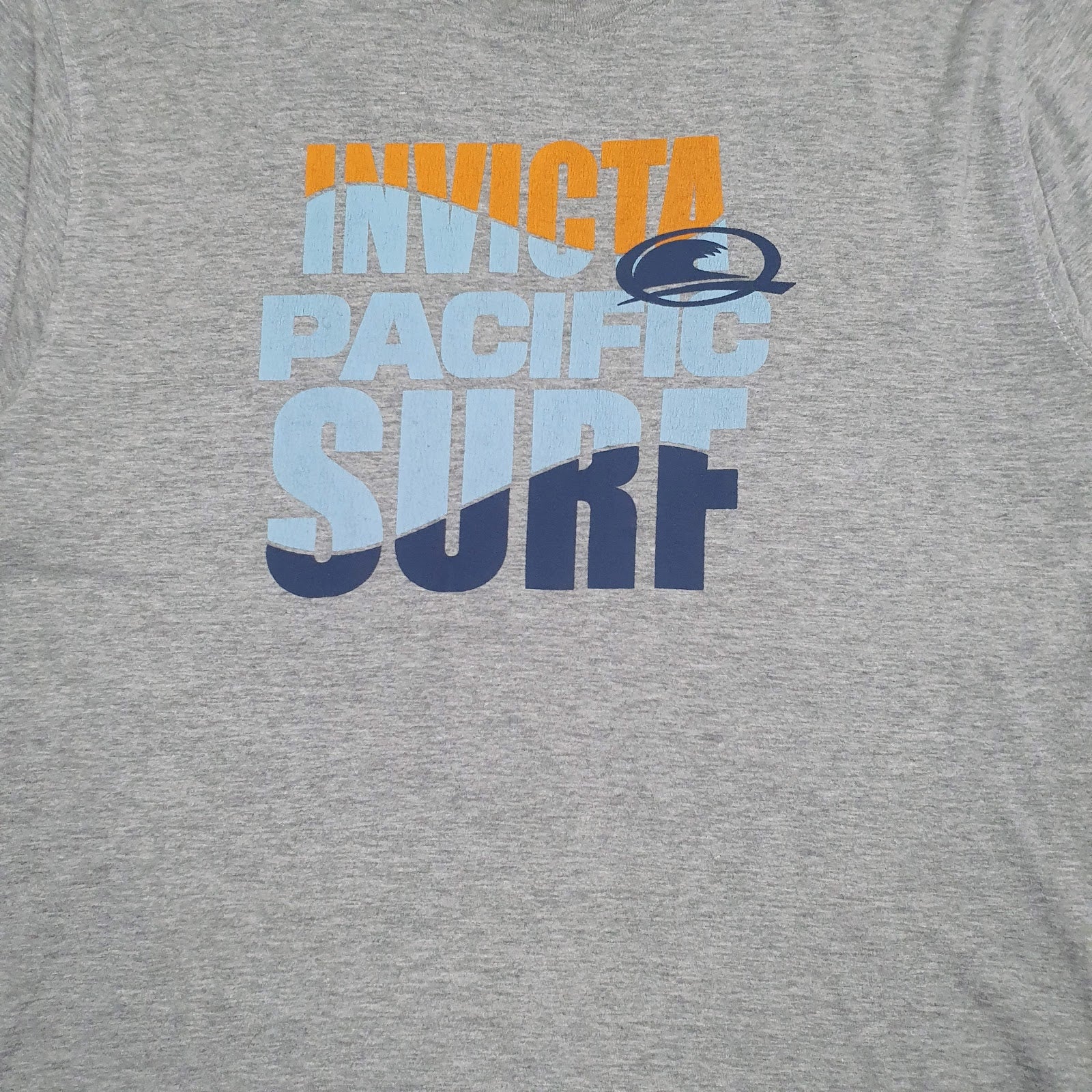 Mens Grey Invicta Pacific Surf  T Shirt