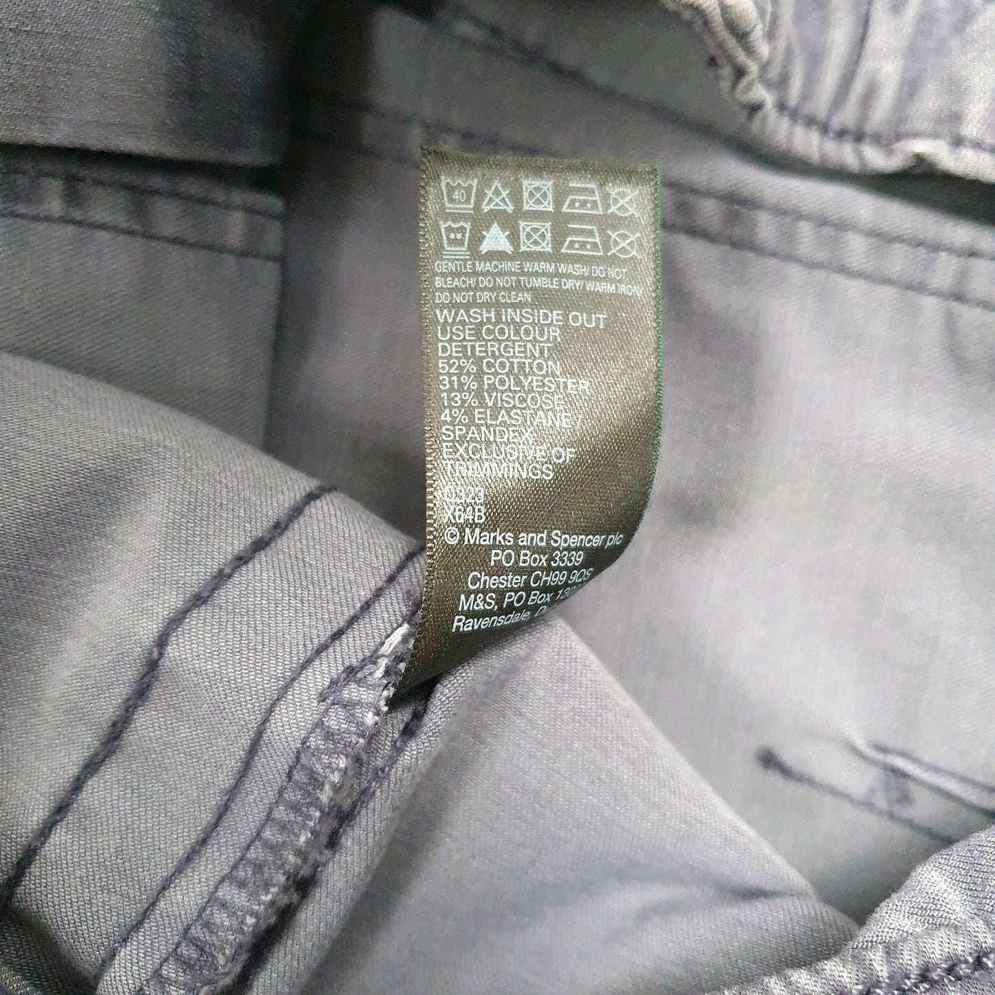 Womens Navy M&S   Trousers
