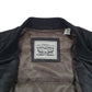 Mens Black Levis Padded Bomber  Coat