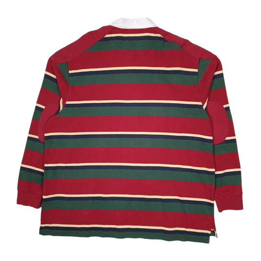 Mens Red Daniel Cremieux Rugby Vintage 90s  Polo Shirt