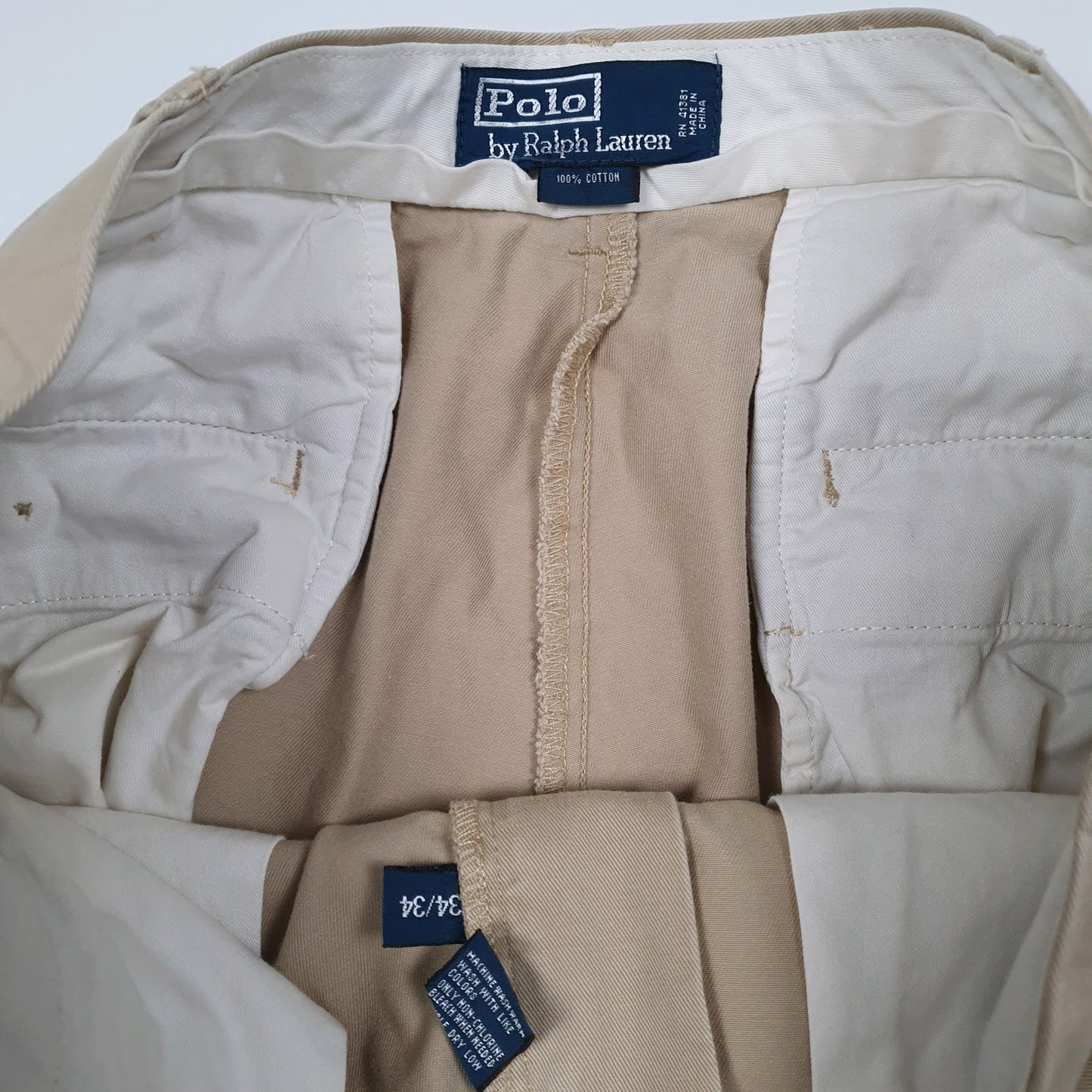 Mens Beige Polo Ralph Lauren   Trousers
