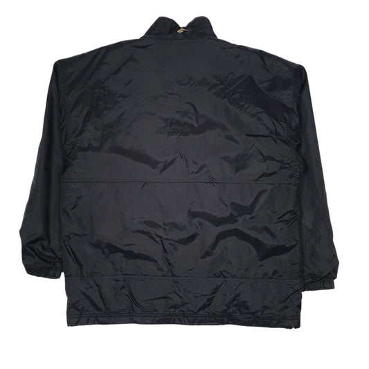 Mens Black Adidas Vintage 90s Oversized  Coat