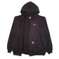 Mens Black Carhartt  Full Zip Jumper