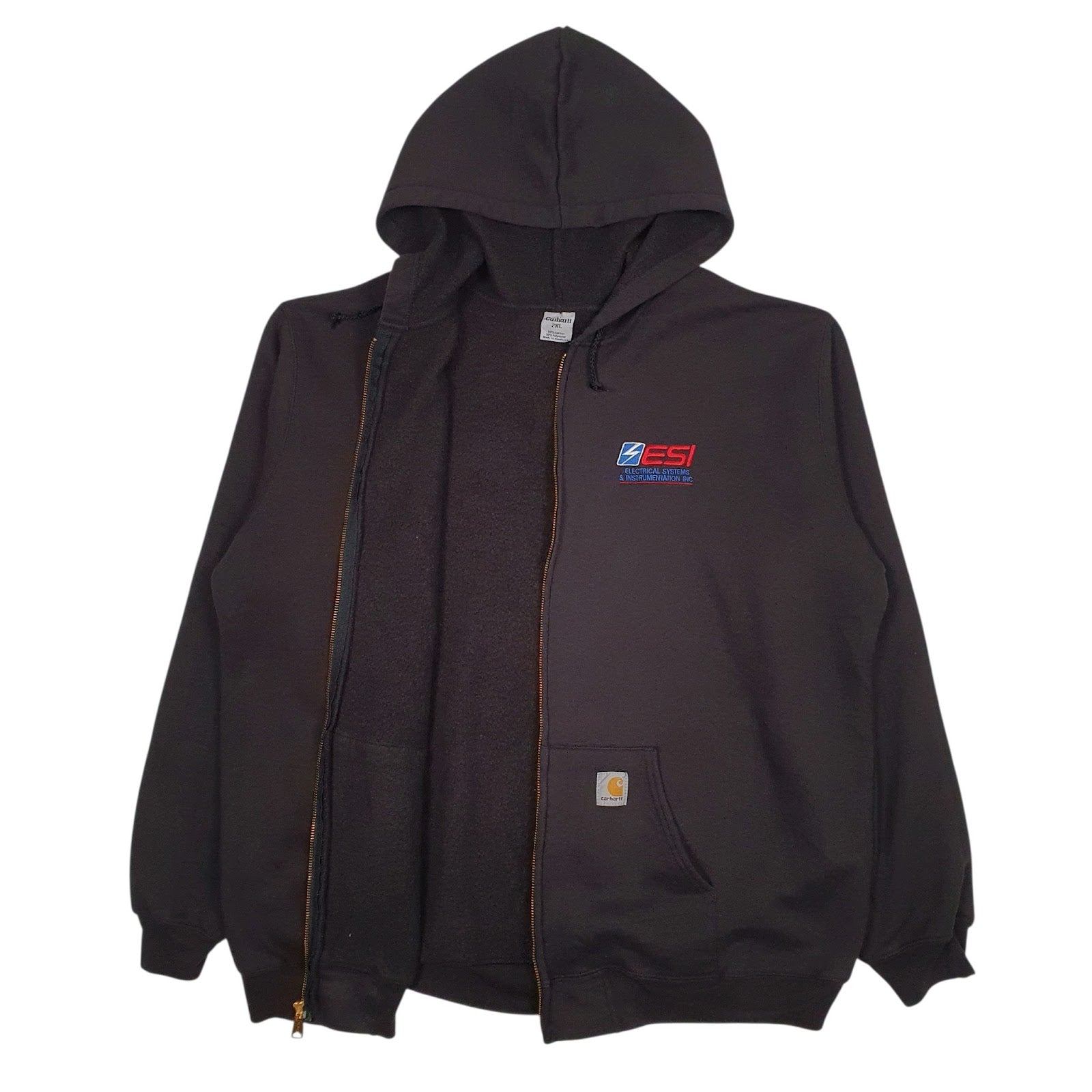 Mens Black Carhartt  Full Zip Jumper