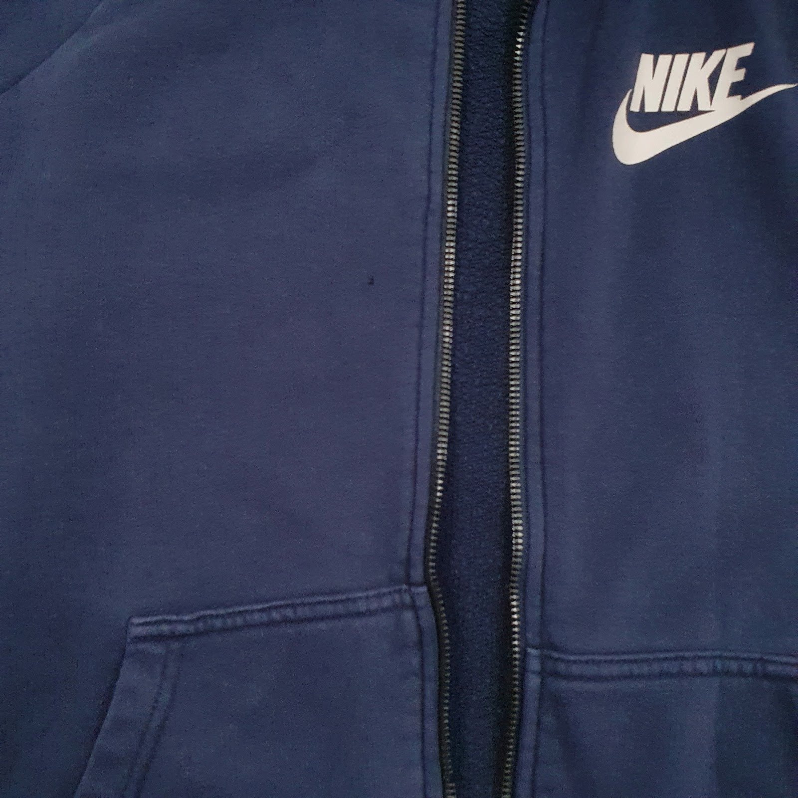 Womens Navy Nike  Full Zip Jumper