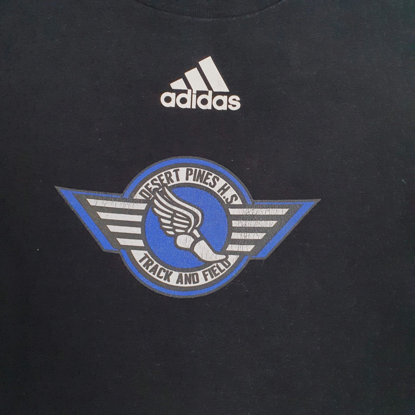 Mens Black Adidas   T Shirt