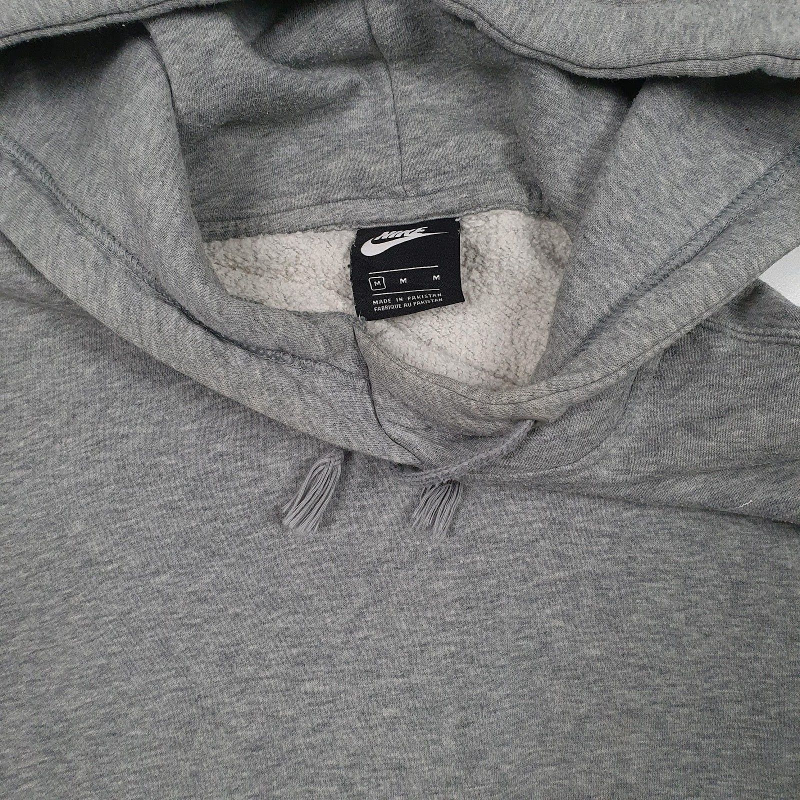 Mens Grey Nike Baggy Hoodie Jumper