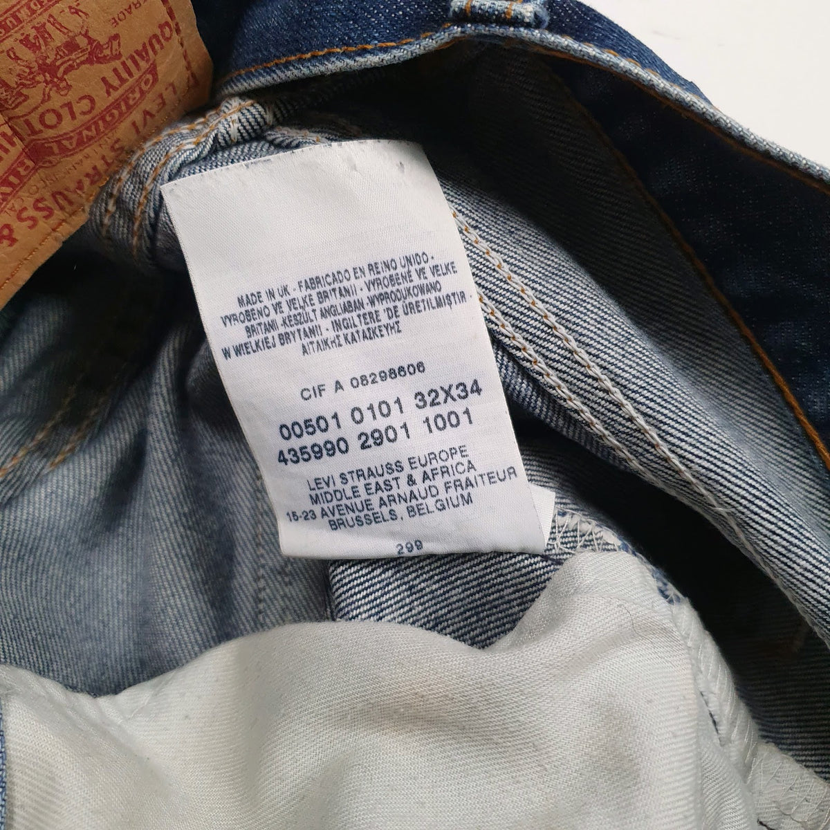 Mens Blue Levis 501 Vintage 00s  Shorts