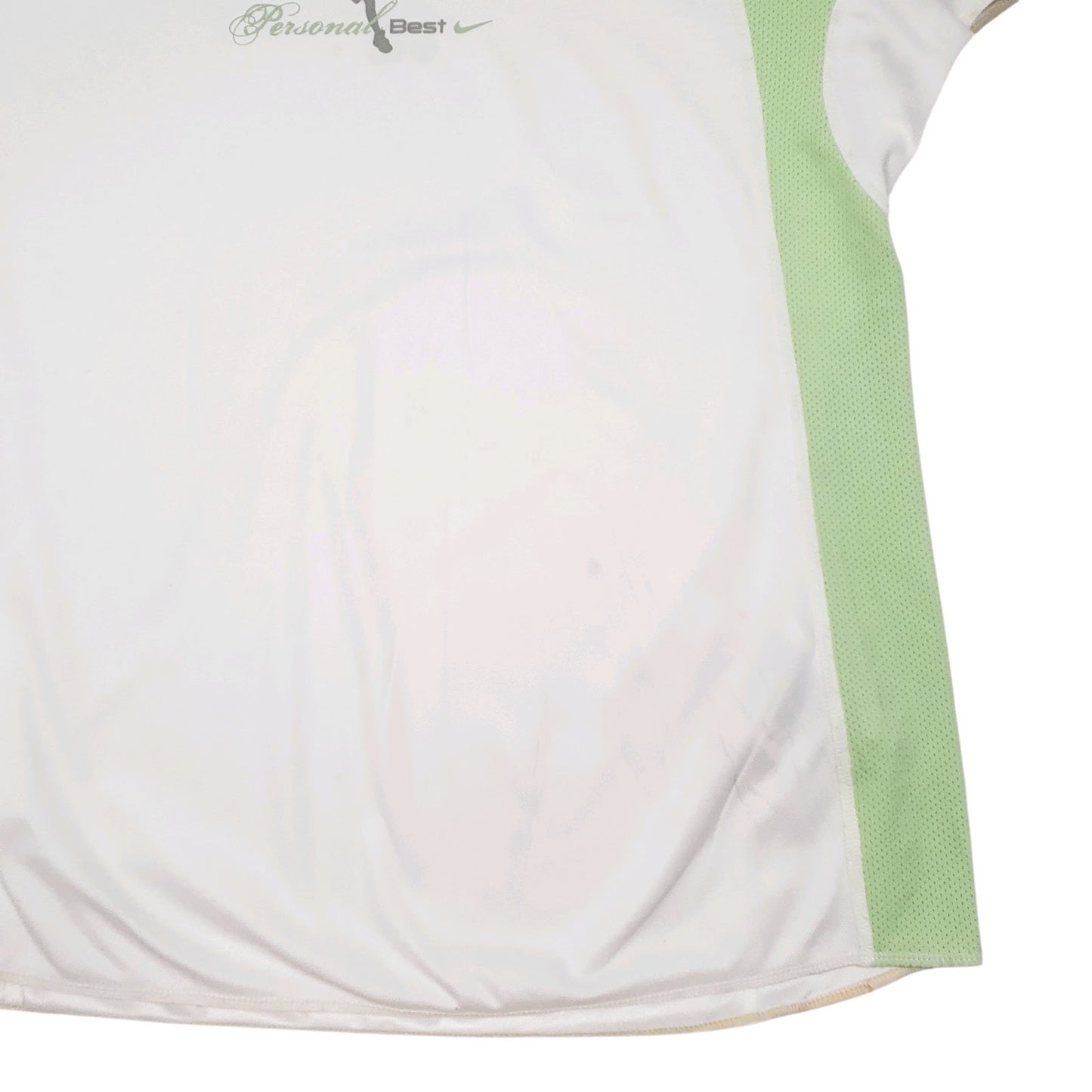 Womens White Nike Active Wear Running  T Shirt