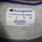 Mens Grey Champion Spellout Hoodie Jumper