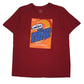 Mens Red Nike Spellout Short Sleeve T Shirt