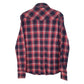 Mens Black Wrangler Vintage Flannel Pre-Shrunk  Shirt