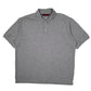 Mens Grey Kappa  Short Sleeve Polo Shirt