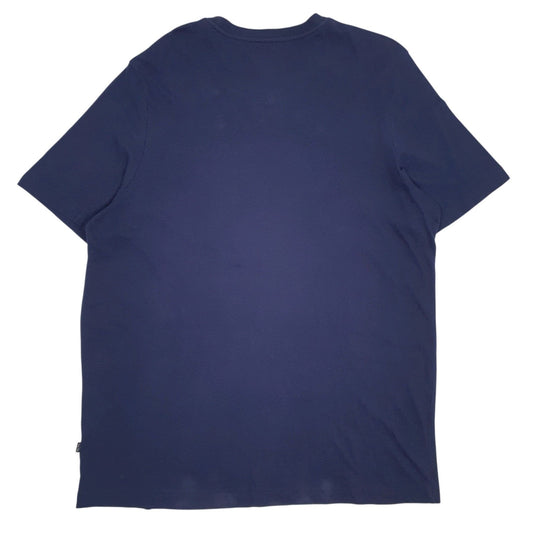 Mens Navy Puma Spellout  T Shirt