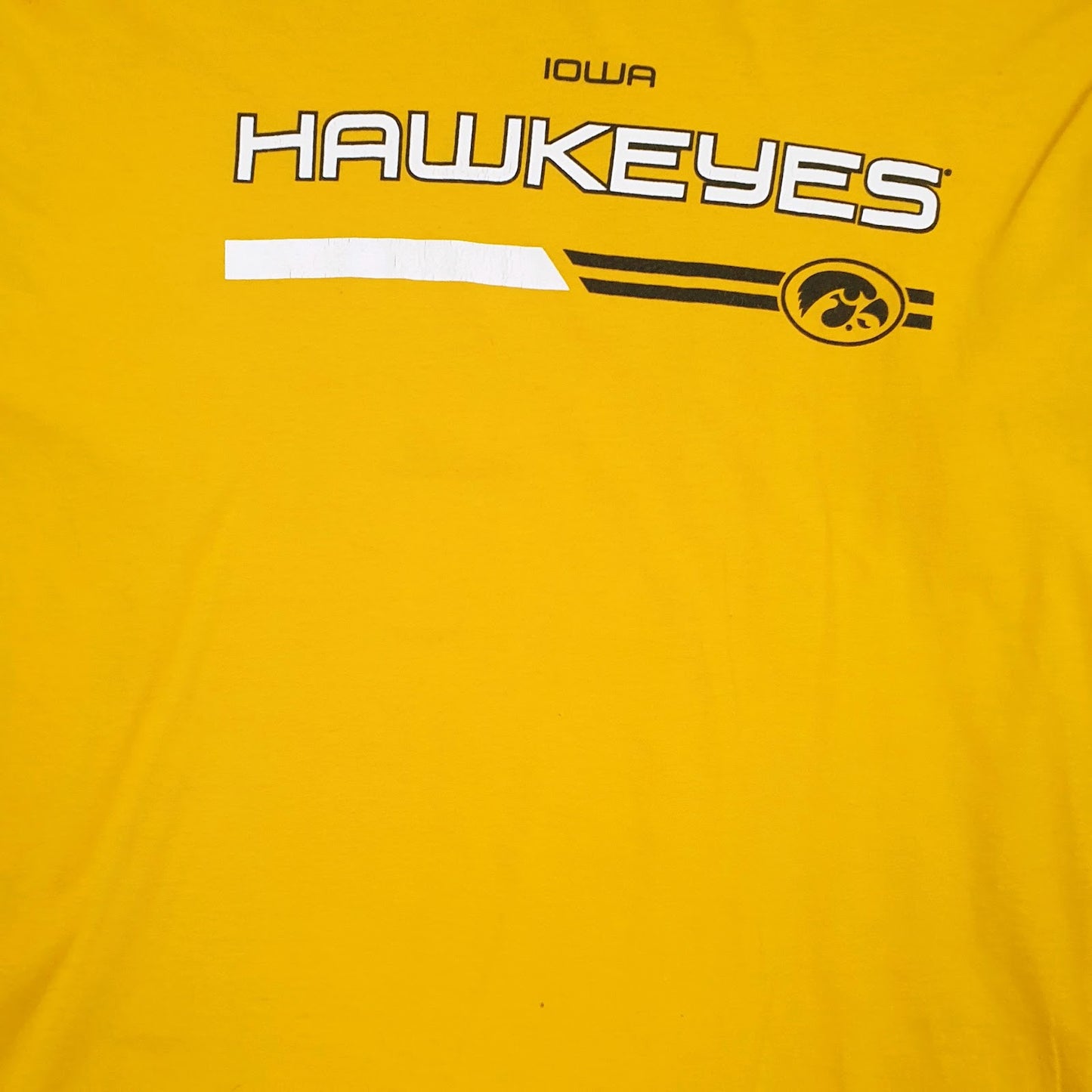 Mens Yellow Gildan Iowa Hawkeyes  T Shirt
