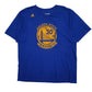 Mens Blue Adidas Golden State Warriors NBA Basketball Curry Short Sleeve T Shirt