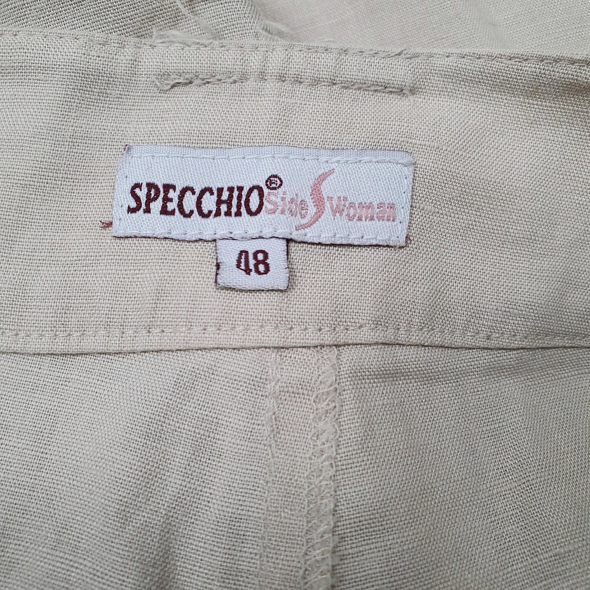 Womens Beige Specchio   Trousers