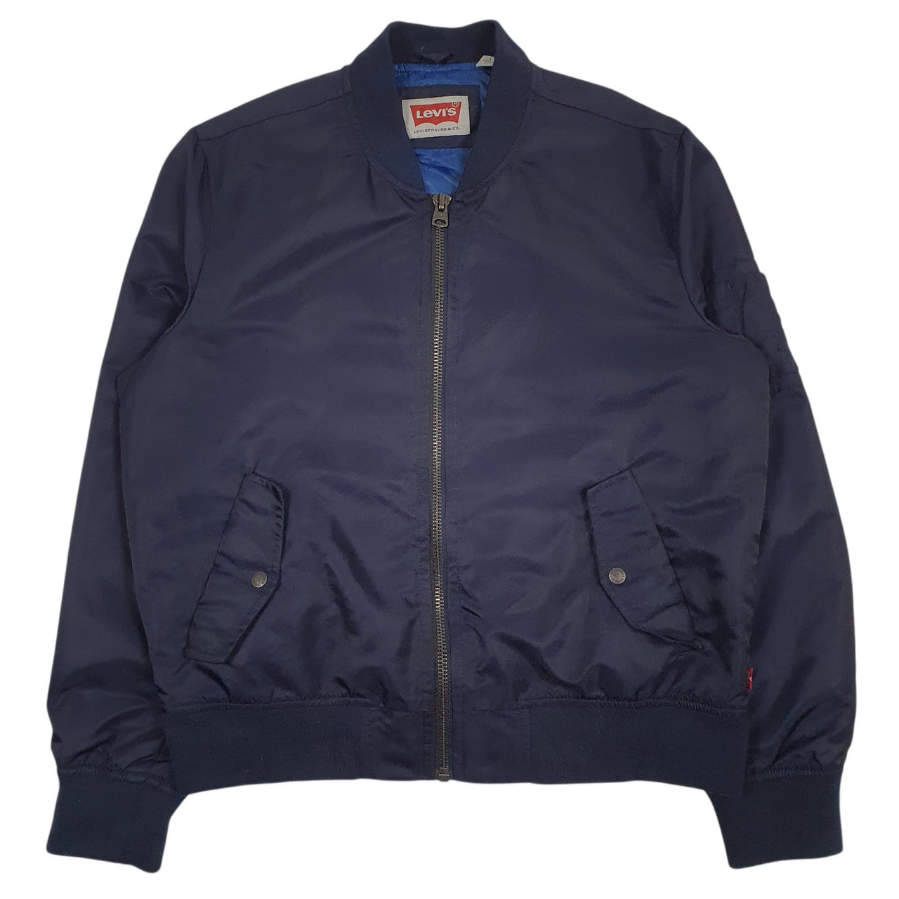 Mens Navy Levis   Coat